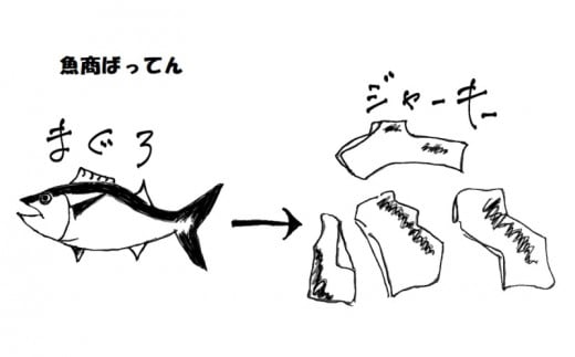 お魚屋さんの手作り「マグロジャーキー」5袋入り【 食品 加工食品 手作り 魚 まぐろ 鮪 乾物 200g 40g 5パック 間食 おやつ おつまみ つまみ 酒のつまみ 酒のお供 贈答用 贈り物 ギフト 沖縄 沖縄県産 魚商ばってん 】