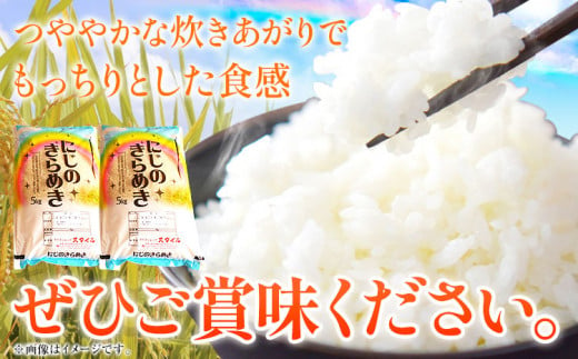 令和6年産 米 白米 和歌山県産 にじのきらめき 10kg(5kg×2袋) 新米 スマイル 《9月中旬-2月上旬出荷予定》 和歌山県 日高町 米 白米 新米 コメ お米