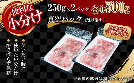 【農場直送】真空パック　北海道産　北島ワインポーク　お試し切り落としセット 500g 【小分け】