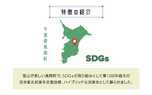 『特別は無いけれど・・どこか懐かしい』古民家ゲストハウス・蓮宿泊券（1泊２日コース） ふるさと納税 宿泊券 古民家 ゲストハウス 千葉県 長南町 CNO001