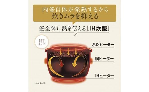 象印 IH炊飯ジャー( 炊飯器 )「極め炊き」NWVJ10-BA(5.5合炊き)ブラック