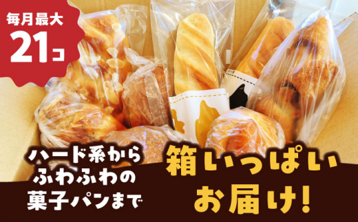 【6回定期便】 Petit Lapin 箱いっぱいのおまかせパンセット L 菓子パン　惣菜パン　食パン　愛西市/Petit Lapin [AEBI007]