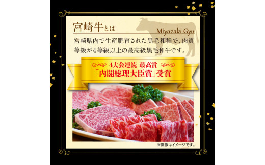 <数量限定・便利な個包装>宮崎牛もも焼肉用200g×5袋計1kg N124-YZC043