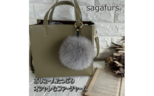 新品未使用！　組曲　グレー　フォックスファー RUIRUE BOUTIQUE ダッフルコート コート ウール100