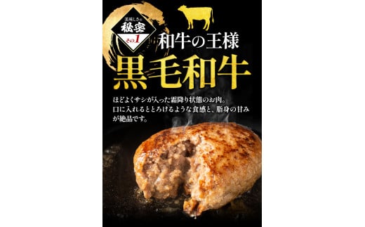 黒毛和牛×黒豚使用！九州うまれの特製手ごねハンバーグ 120g×6個 計720g《30日以内に出荷予定(土日祝除く)》生ハンバーグ 一つずつ個包装 MK エム・ケイ食品