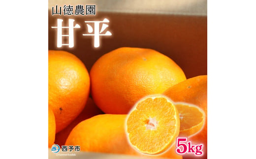 山徳農園「甘平」５kg（数量限定）