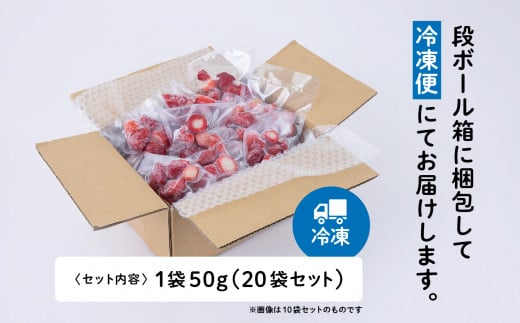 《 訳あり 》 冷凍いちご 食べきり 規格外 不揃い 完熟 国産 採れたて 20袋 真空 個包装 バラ冷凍 ヘタなし 葉なし 冷凍 選べる いちご 苺 人気 送料無料【フルーツパークDETO】