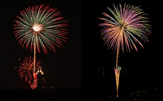 プライベート花火（個人向け打ち上げ花火） 2～4号玉 計30発