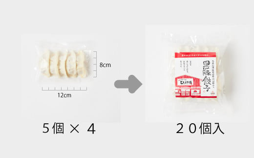 015-21 定番のかごしま黒豚餃子80個(タレ付）