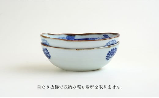 有田焼 渕錆楕円深鉢(向日葵・蛸唐草瓢)【西山錦華堂】食器 器 うつわ カレー皿 レトロ オーブンOK A55-122