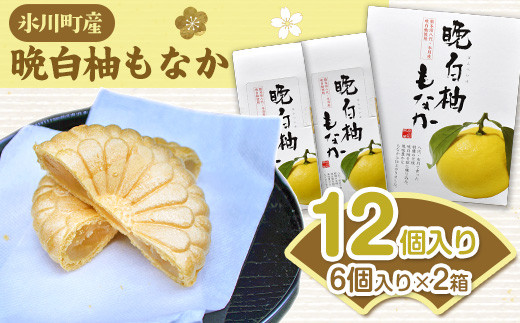 晩白柚もなか 12個入り(6個入り×2箱) 《30日以内に出荷予定(土日祝除く)》 道の駅竜北