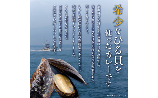 【文化庁100年フード認定】北海道余市「ひる貝カレー」《下國伸シェフ監修》200g×2箱セット