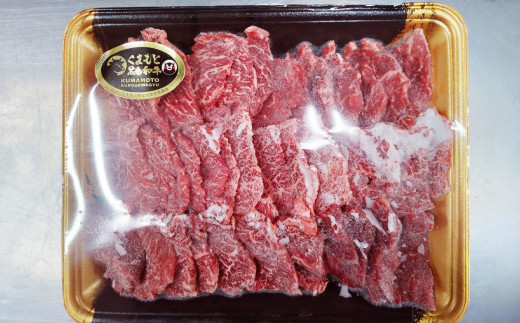 【5ヶ月定期便】 くまもと黒毛和牛 焼肉用 500g