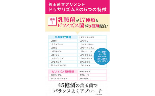 酪酸菌 乳酸菌 サプリメント ドッサリズムS  30カプセル(30日分) 6袋セット