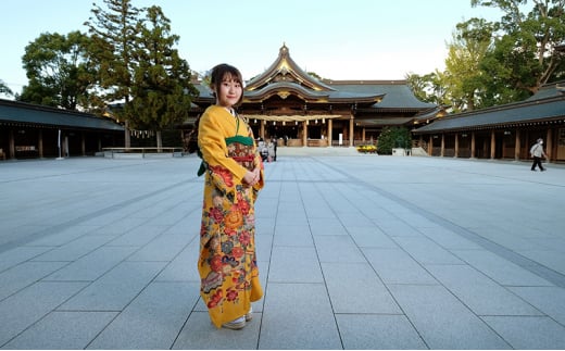 チケット ギフト パワースポット寒川神社で撮るロケーションフォトギフト券 フォトチケット お宮参り 七五三 成人 お祝い 衣装レンタル 着付け アルバム 子ども 子供 撮影券 パワースポット 寒川神社 寒川町