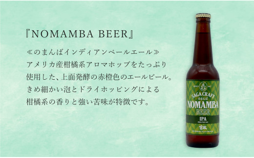 有田のクラフトビール「NOMAMBA BEER」330ml 3本・佐賀県限定「東一 純米酒」720ml 1本【4本セット】佐嘉蔵屋 ビール 地ビール 日本酒 酒 4本 東一 純米酒 S14-3