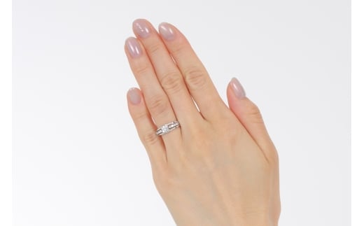プラチナ ダイヤ リング 0.45CT R3363DI-P NSAN008-14 | 山梨県