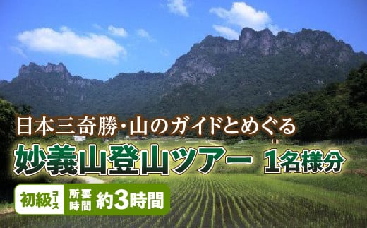 《初級コース》日本三奇勝・山のガイドとめぐる妙義山登山ツアー (1名様分)  日本三奇勝 妙義山 登山 山岳 ツアー 初級 ガイド付き 子供 お年寄り 観光 F20E-719