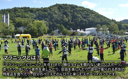 あしべつスター☆マラニック 参加 チケット (ロングコース) 芦別市 北海道 マラソン 券 [№5342-0343]