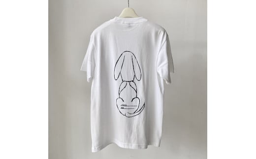 ふるさと納税 服 男 山梨県 北杜市 DOG T-SHIRT Lサイズ／WHITE Lサイズ／WHITE DOG T-SHIRT【Lサイズ／WHITE】 | 山梨県北杜市 | KABU&ふるさと