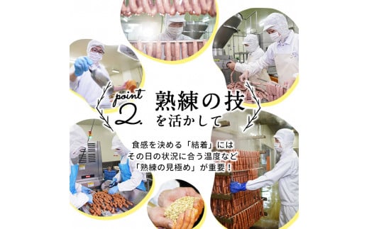 【12月発送予定】【訳あり・業務用】鹿児島黒豚あらびきウインナー 計1.8kg(900g×2袋) a1-091-12