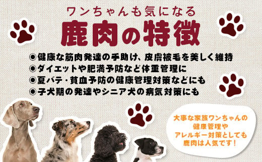 ワンちゃんのペットフード鹿肉小間切れ 3キロ（冷凍250g×12パック）［徳島 那賀 国産 徳島県産 ジビエ いぬ イヌ 犬 わんちゃん ワンちゃん ごはん えさ エサ 餌 高タンパク 低カロリー ドッグフード ペットフード おやつ オヤツ 犬の餌 犬用おやつ 犬のおやつ イヌのおやつ 犬のオヤツ 健康 安心 小間切れ 小分け 冷凍］【NS-8】