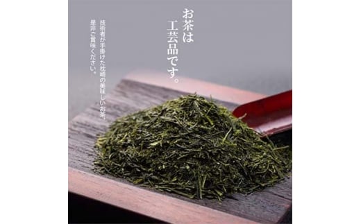 一番茶のみ使用!!＜ 特上煎茶 ＞  ( 100g×2本 )  枕崎産 大河内製茶 A3-218【1167083】