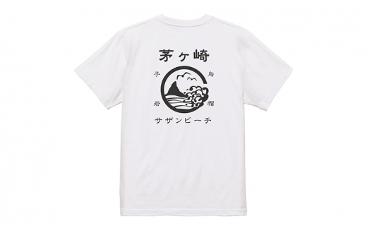 Tシャツ サザンビーチTシャツ レトロ ホワイト 白 メンズ レディース 半袖 綿100% サザンビーチ 茅ヶ崎 烏帽子岩 えぼし岩 茅ヶ崎市 神奈川県 Mサイズ