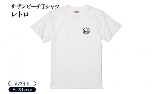 Tシャツ サザンビーチTシャツ レトロ ホワイト 白 メンズ レディース 半袖 綿100% サザンビーチ 茅ヶ崎 烏帽子岩 えぼし岩 茅ヶ崎市 神奈川県 Mサイズ