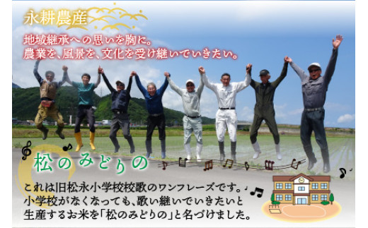 【定期便】 【3ヶ月連続お届け】 あきさかり 5kg×2袋 令和6年産新米 「松のみどりの」