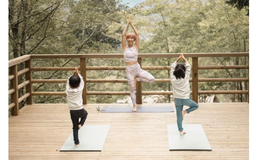 美味しい空気を味わう！PARK YOGA@TAROUGAWA　チケット１枚