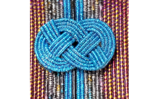 水引　三連キーホルダー(GR)【1234280】