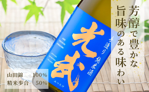 【ギフトにおススメ日本酒セット】純米・純米吟醸 光武セット 720ml×2【手造り 純米酒 光武】【純米吟醸 光武】B-545