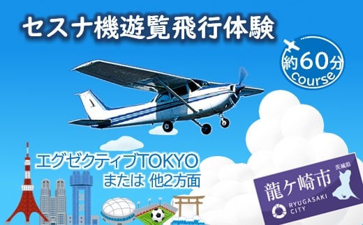 ＜3名＞セスナ機遊覧飛行体験〈約60分コース〉(フライトN・O・P)【遊覧飛行 体験 フライト 旅行 利用券 体験 国内 トラベル チケット 飛行  グライダー 3名様まで 空旅 レジャー 観光 ギフト プレゼント 贈り物】