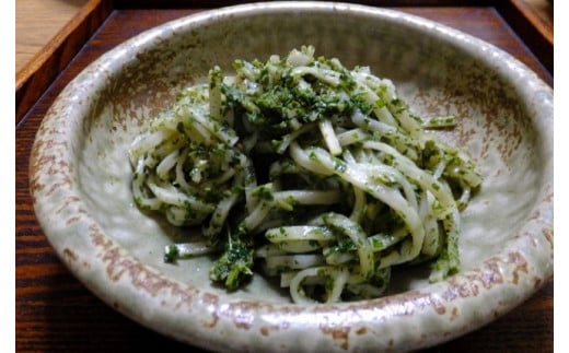 グルテンフリ—  自然栽培の 米粉麺 （ 玄米麺 ）120g× 8食  ｜麺 めん 米粉 米粉麺 米粉めん グルテンフリー お米のめん 半生麺 長野県 松川村