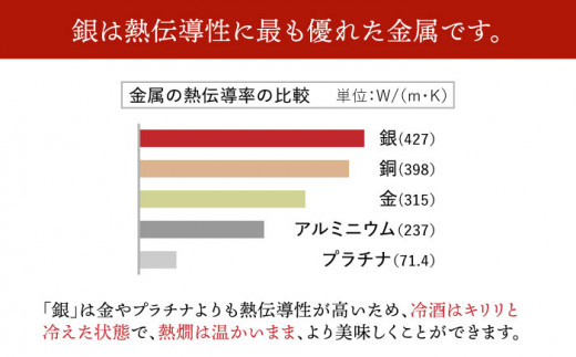 【美濃焼】赤い ぐい吞み ETERNO ROSSO (大・小) 2客セット 【工房 藤本】  ≪多治見市≫ 酒器 日本酒 盃 銀彩 漆 杯  おちょこ  [TBR001]