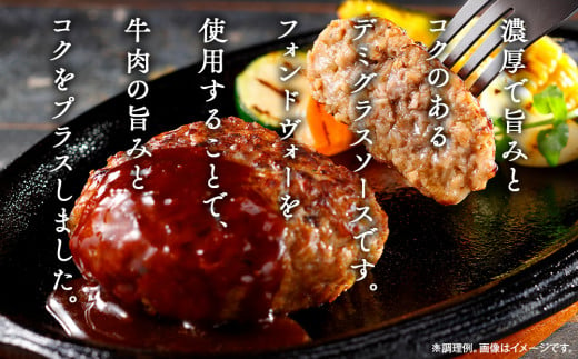 【定期便】極み焼きハンバーグ（デミグラスソース）セット定期便3か月 定期便 