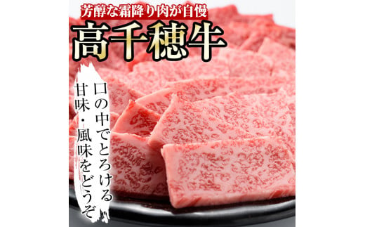 高千穂牛 焼き肉セット(ロース・カルビ各400g)国産 宮崎県産 宮崎牛 牛肉 焼肉 ロース カルビ 霜降り A4 和牛 ブランド牛【MT014】【JAみやざき 高千穂牛ミートセンター】