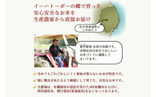 【令和6年産】銀河のしずく 精米 5kg 特別栽培米 生産者直送 特A受賞 | お米 コメ 精米 白米 (CA020)