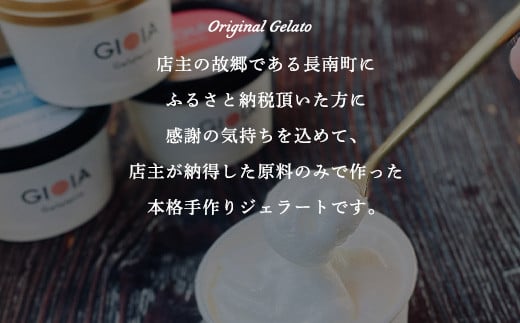 Gelateria GIOIA 手作りジェラートおまかせ８種類セット ふるさと納税 ジェラート 手作り デザート 冷たい アイス イタリア 千葉県 長南町 CNH004