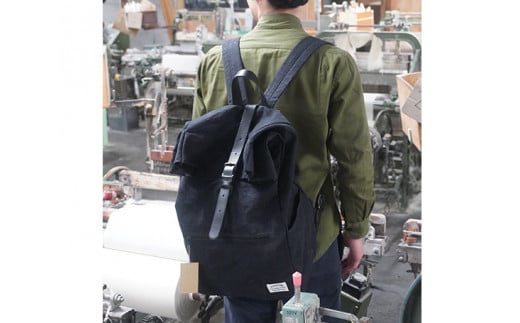 No.051 Alberton リュックサック ＆ porch ／ 知多木綿 アルバートン 帆布 バックパック カバン かばん 鞄 ポーチ 愛知県 特産