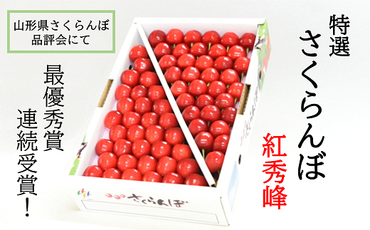 【令和6年産先行予約】 【最優秀賞W受賞農園】 さくらんぼ 「紅秀峰」 約1kg (特選 2～3L) 鏡詰め 《令和6年6月下旬～発送》 『遠藤果樹農園』 果物 フルーツ 山形県 南陽市 [1018]