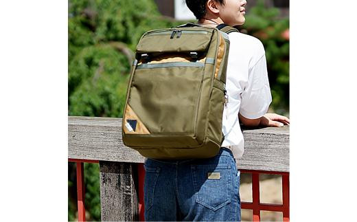 豊岡鞄　CIE BALLISTIC AIR SQUARE BACKPACK（071903）カーキ