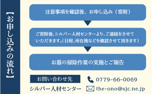 まごころ代行サービス『お墓のお掃除代行』※11～2月作業不可