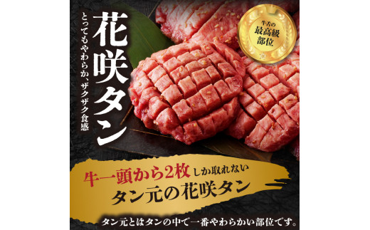 【厚切り芯タン】 タン3部位食べ比べセット800g 極厚 牛タン 大盛り 九条ネギ セット 厚切り 中落ち 花咲 タン 味付き  焼肉 牛肉 京都府 木津川市 牛たん 牛タン塩 冷凍 牛肉 ジューシー 薄切り 【093-01】