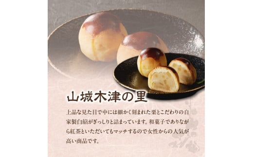 【御菓子司　長盛堂】菓子詰め合わせ松竹梅(梅) [4個(美抹茶どらやき×1個、山城木津の里×1個、木の津×1個、木津郷×1個)] 老舗 自家製餡 小豆 安心 安全 一級菓子技能士 和生菓子 和菓子 伝統の味 ギフト お土産 京都府 木津川 【009-08】