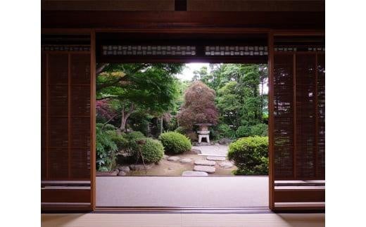 丹徳庭園一棟貸し　ペア宿泊券（平日1泊） ／ 露天風呂 日本庭園 枯山水 貸し切り 埼玉県