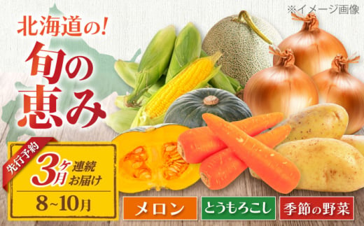  メロン とうもろこし じゃがいも かぼちゃ 夏野菜 秋野菜 季節の野菜 