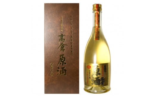 奄美大島酒造 黒糖焼酎 高倉原酒（金箔入り）39度 720ml　A090-004