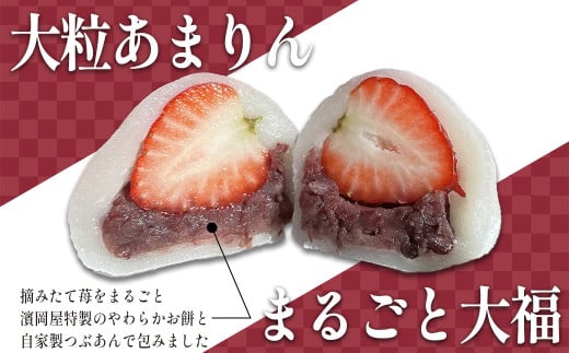 期間限定】あまりんいちご大福 3個 【11218-0919】 | 埼玉県深谷